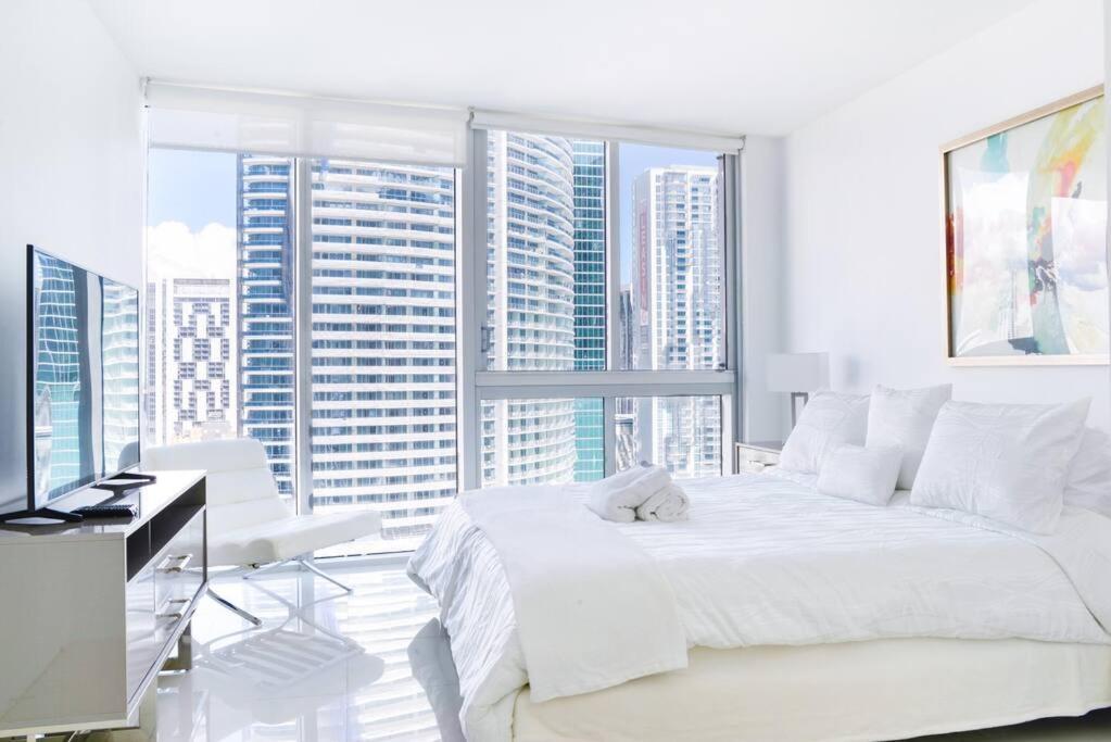 Wonderful 2 Bedroom Apt With Ocean Views At Icon Brickell Miami Extérieur photo